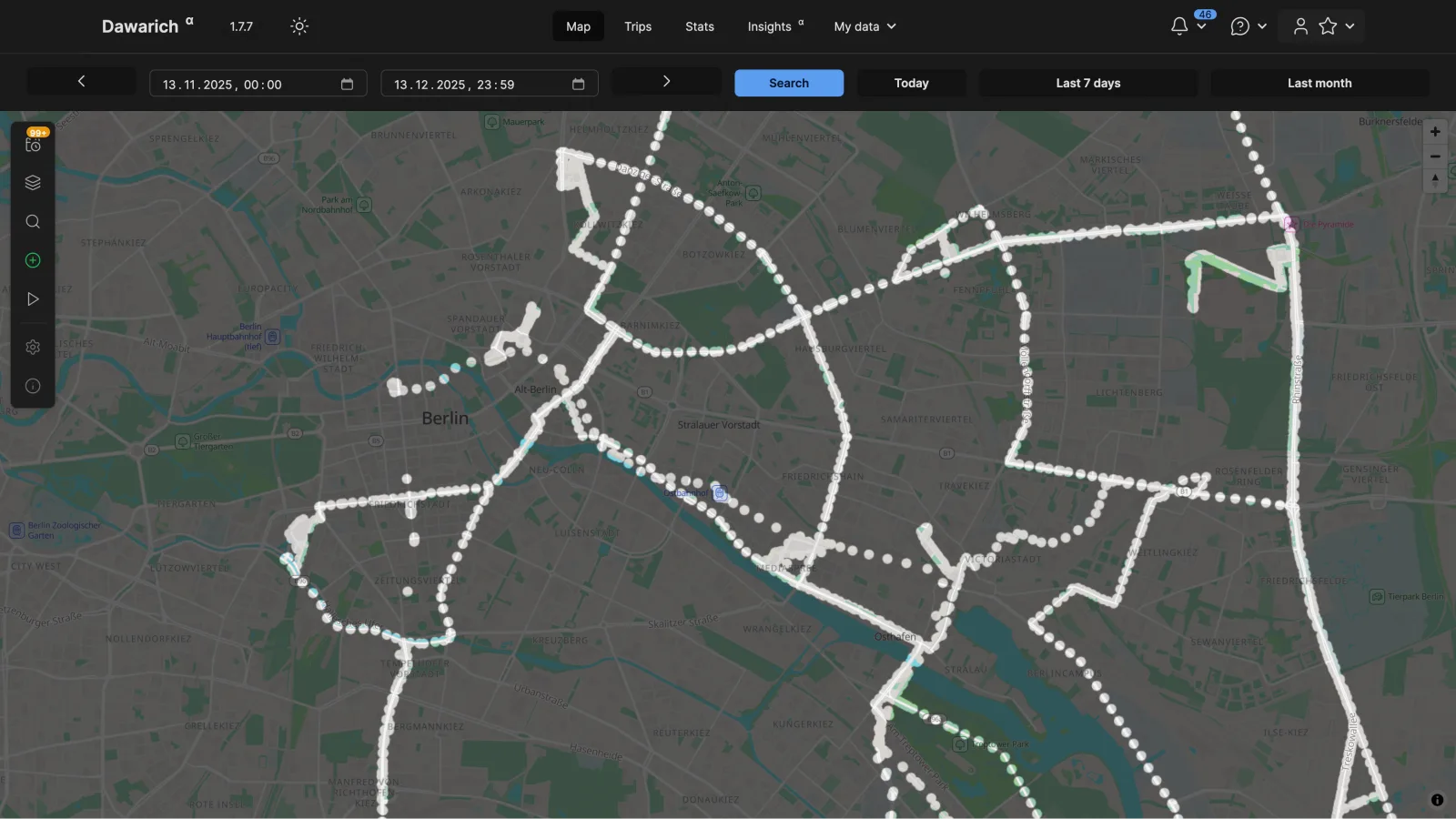 Fog of war visualization